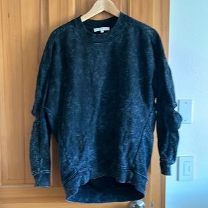 Tibi cocoon sweatshirt acid wash black size xs - worn once excellent condition